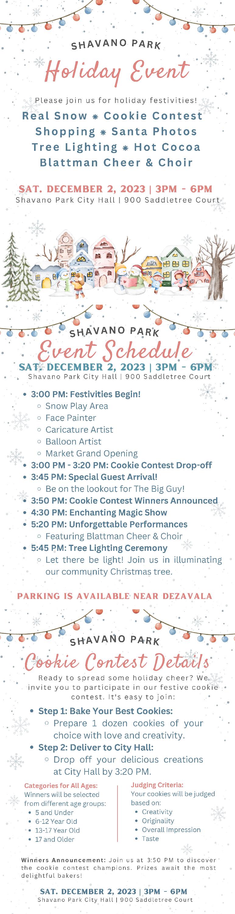 231120 - Holiday Festival Event 2023 Infographic